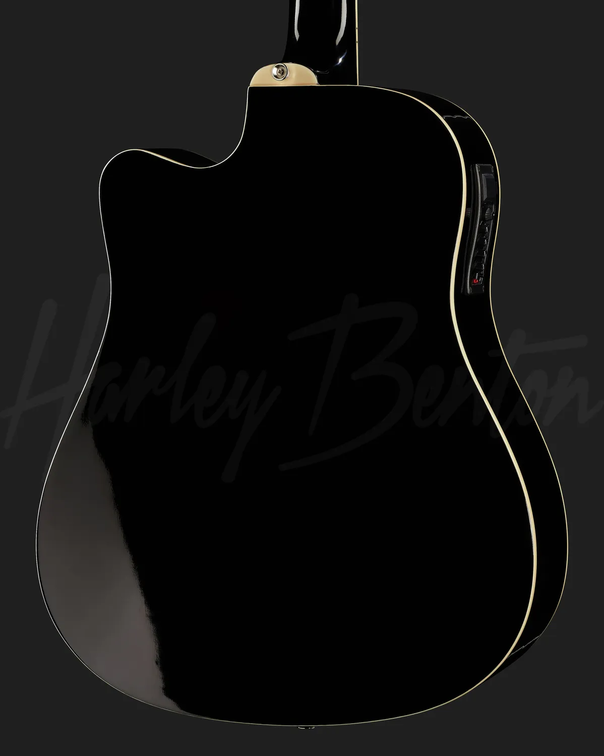 Harley Benton Custom Line D-200CE-12 Westerngitarre 12-saitig BK