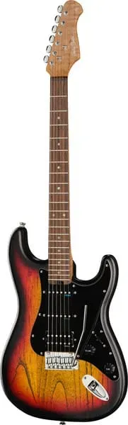 Harley Benton ST-Modern Plus HSS E-Gitarre SBBL