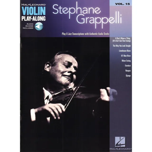 Hal Leonard Grappelli Play-Along Vol.15 Violine Noten