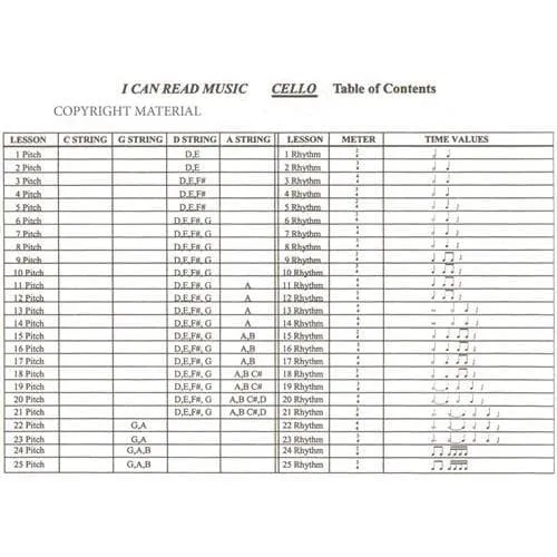 Alfred I Can Read Music Vol. 1 Cello Celloschule