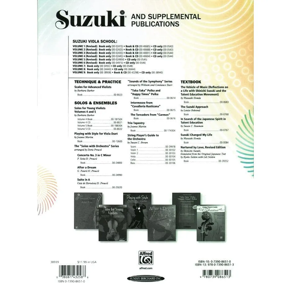 Suzuki Viola School Volume 9 Klavierbegleitung Noten