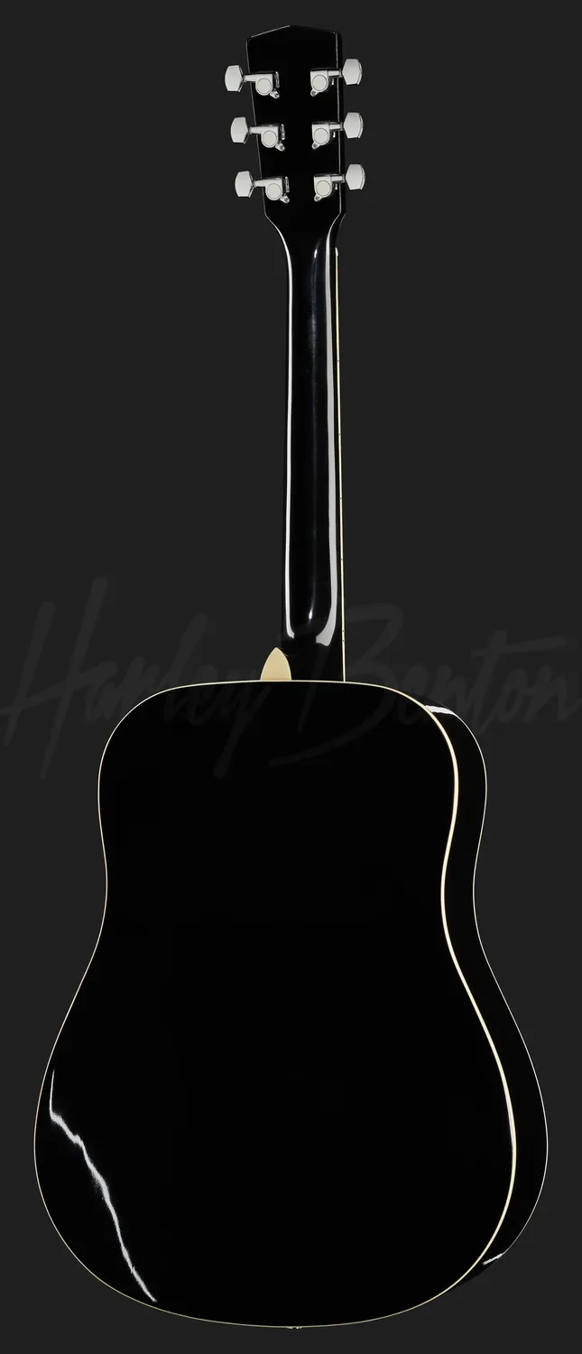 Harley Benton Custom D-120 Westerngitarre BK schwarz