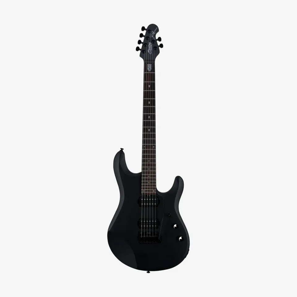 Sterling JP60 E-Gitarre Stealth Black Tremolo 6-saitig