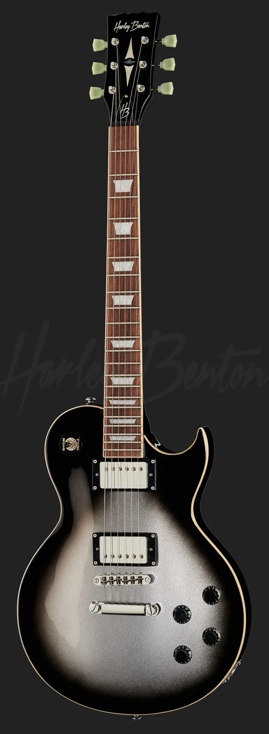 Harley Benton SC-550 II E-Gitarre Silver Burst Humbucker