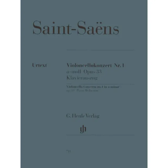 Henle Saint-Saëns Cellokonzert Nr.1 a-moll Op.33 Geringas