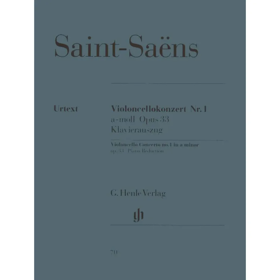 Henle Saint-Saëns Cellokonzert Nr.1 a-moll Op.33 Geringas