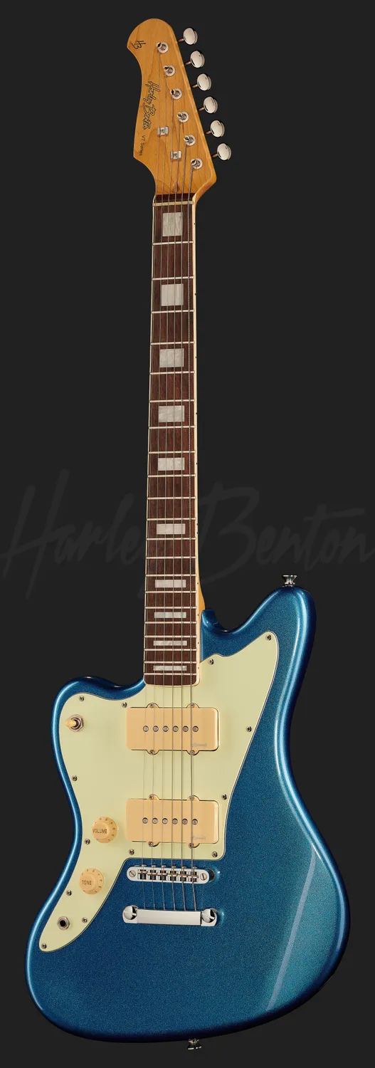 Harley Benton JA-60LH CC E-Gitarre Linkshänder Lake Placid Blue