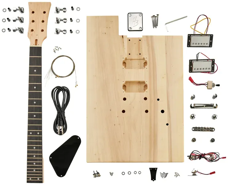 Harley Benton DIY Guitar Kit Square E-Gitarren-Bausatz