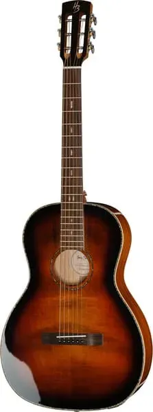 Harley Benton Custom CLP-12SM Westerngitarre Parlor Braun