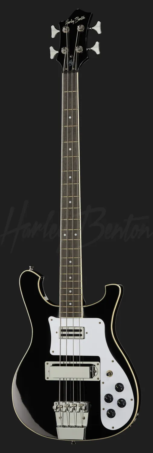 Harley Benton RB-414BK Tribute E-Bass Schwarz Singlecoil