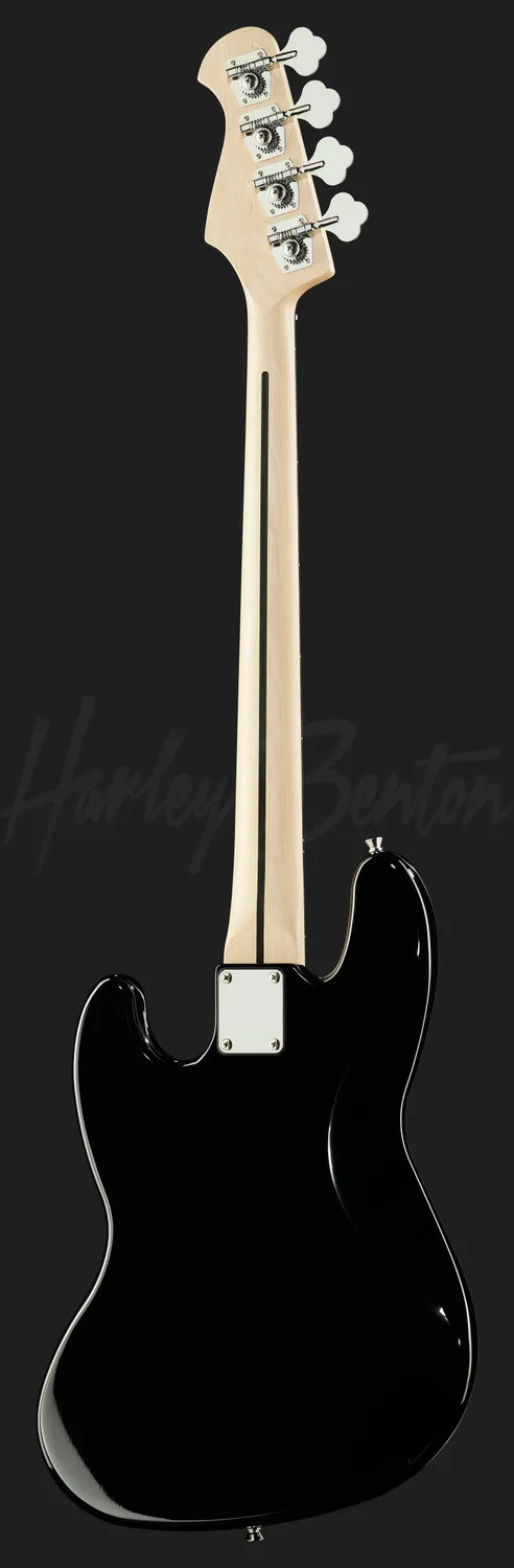 Harley Benton Vintage JB-75MN E-Bass Schwarz Esche