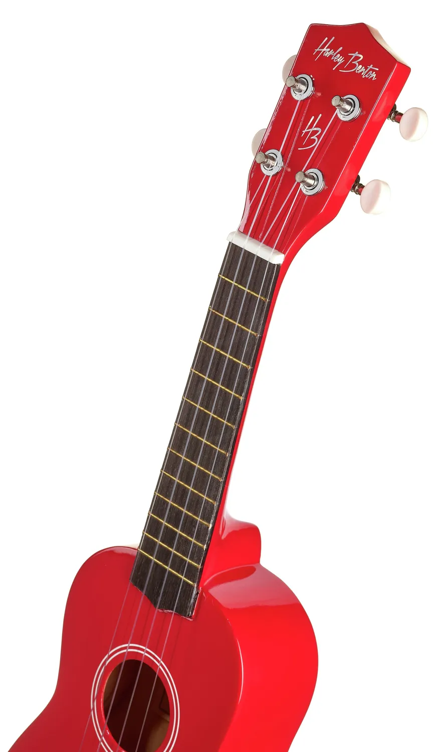 Harley Benton HBUK12 Sopran-Ukulele Rot Ahorn