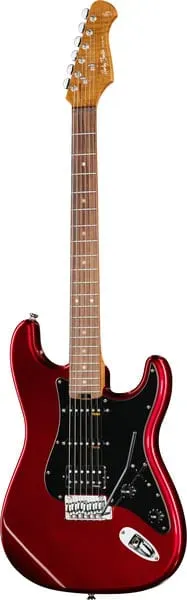 Harley Benton Deluxe ST-Modern Plus E-Gitarre Dark Red HSS
