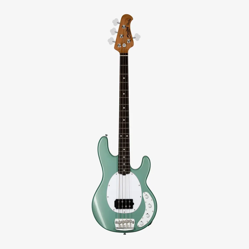 Sterling StingRay RAY34 E-Bass Dorado Green 4-saitig
