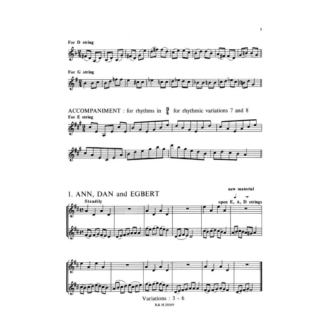 Boosey & Hawkes Nelson Right From The Start Noten 2 Violinen
