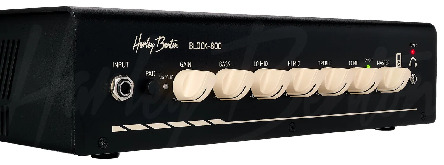 Harley Benton BLOCK-800 Bass Topteil 800 Watt Class-D