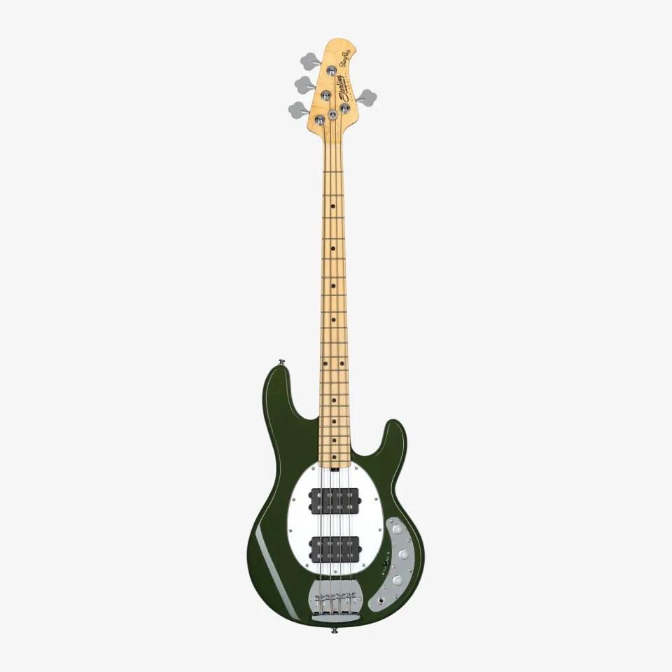 Sterling StingRay RAY4 HH E-Bass Olive 4-saitig