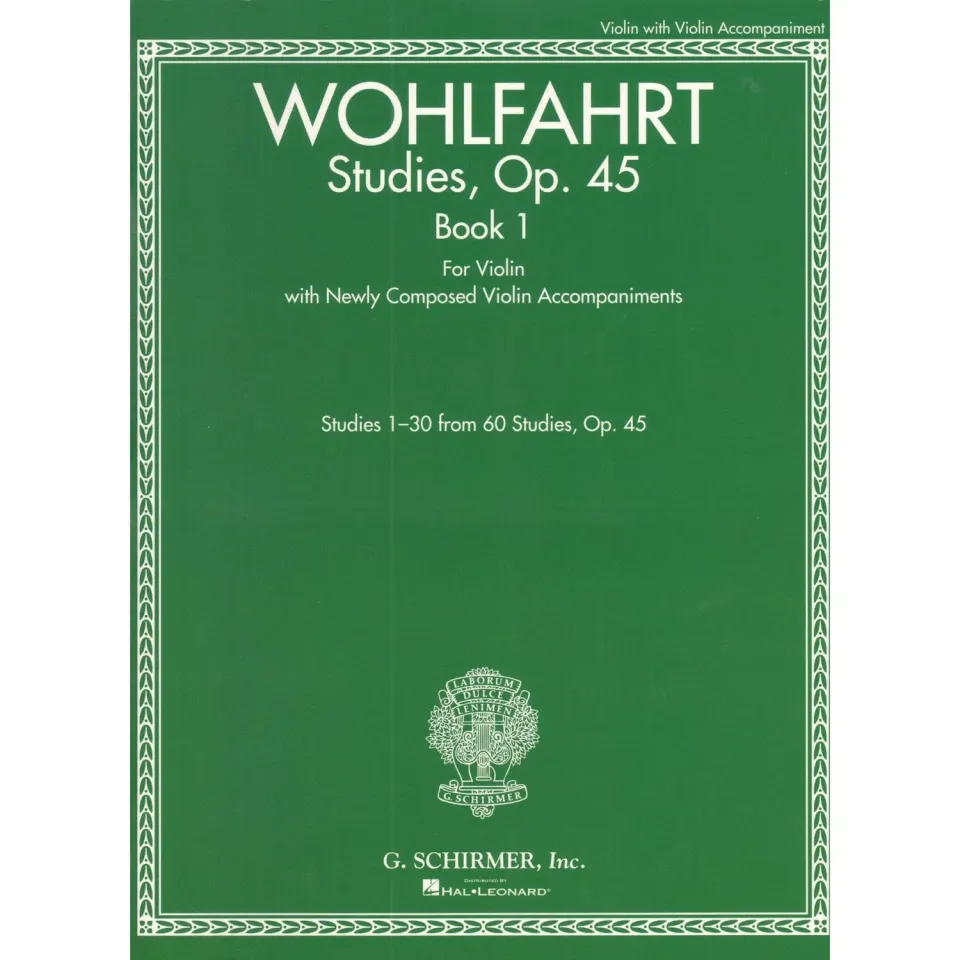 Shar Music Wohlfahrt Op. 45 Buch 1 Noten Violine 1-30