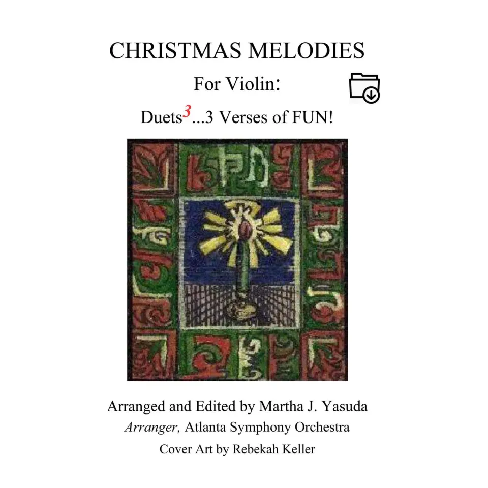 Yasuda Christmas Melodies Duets to the 3rd Power Noten Download 2 Violinen