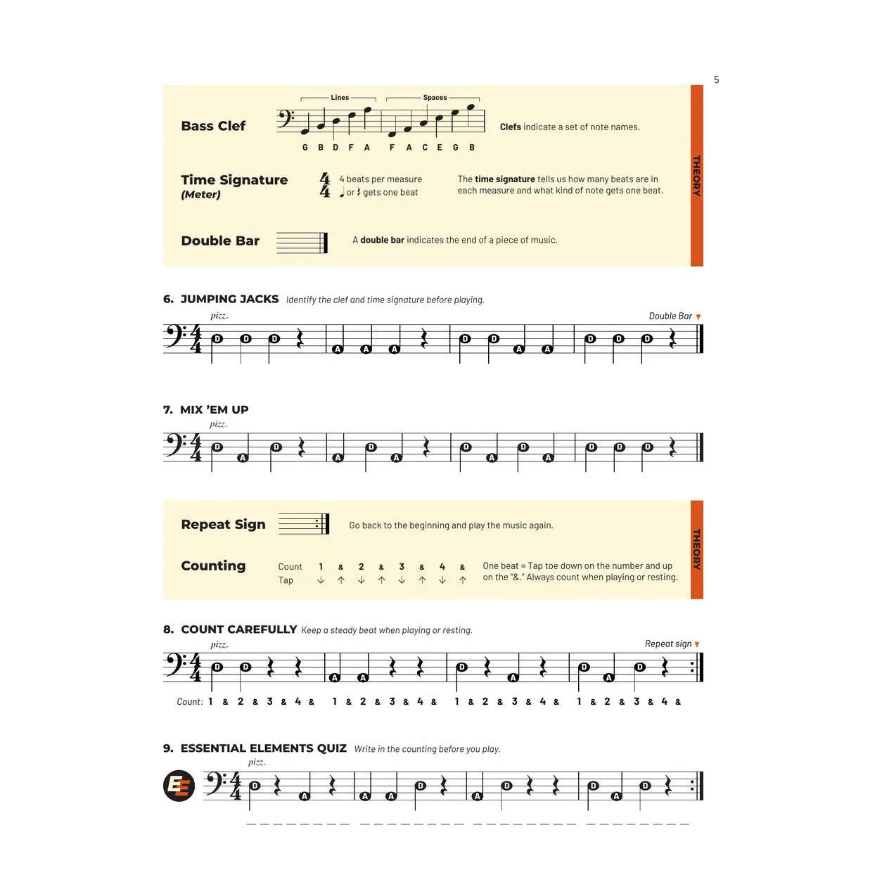 Hal Leonard Essential Elements Bass 1 2025 Notenheft