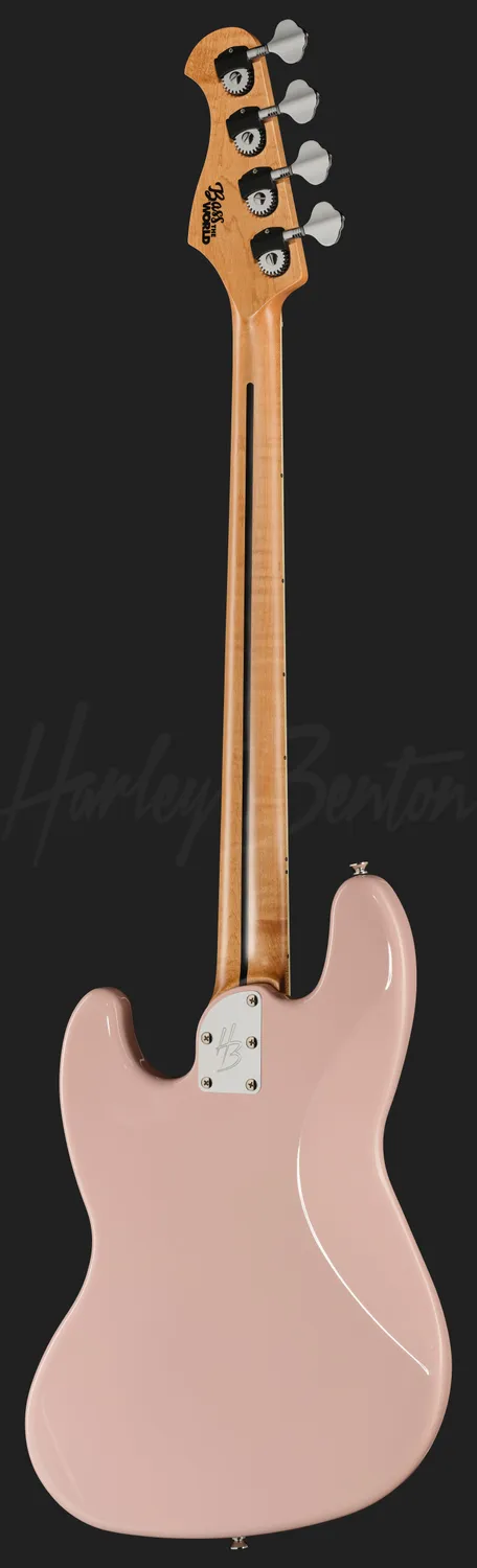 Harley Benton Pro MV-4JB E-Bass Burgundy Mist
