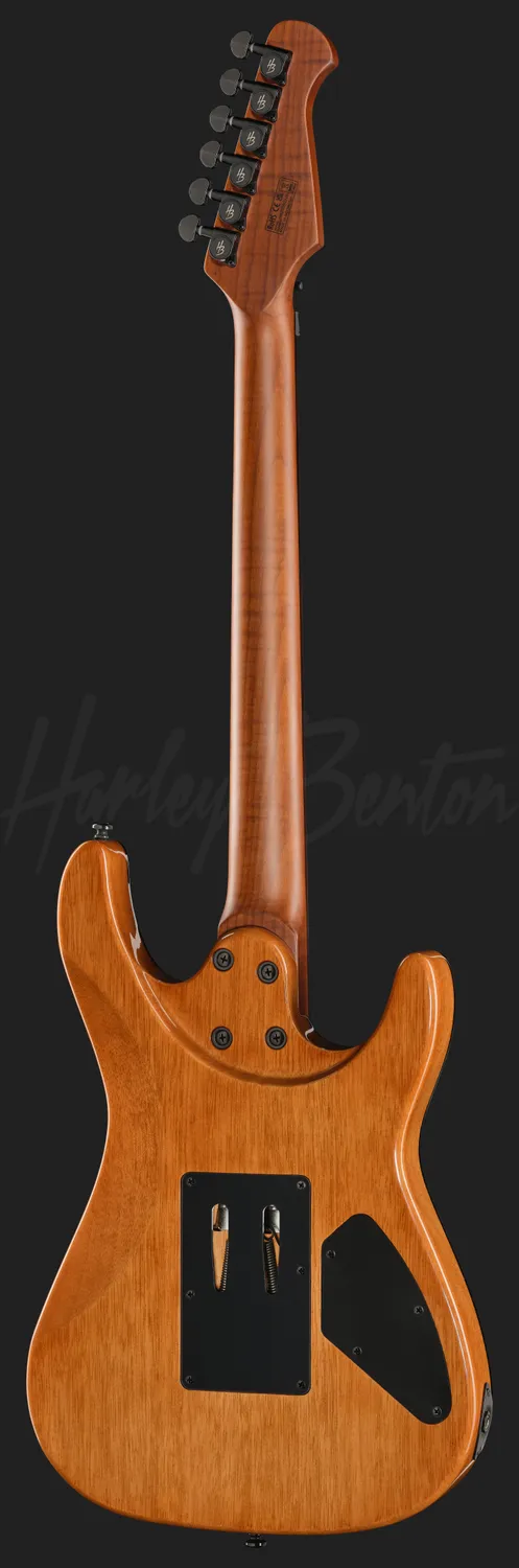Harley Benton Fusion-IV HH LH RW FR E-Gitarre White Metallic Floyd Rose