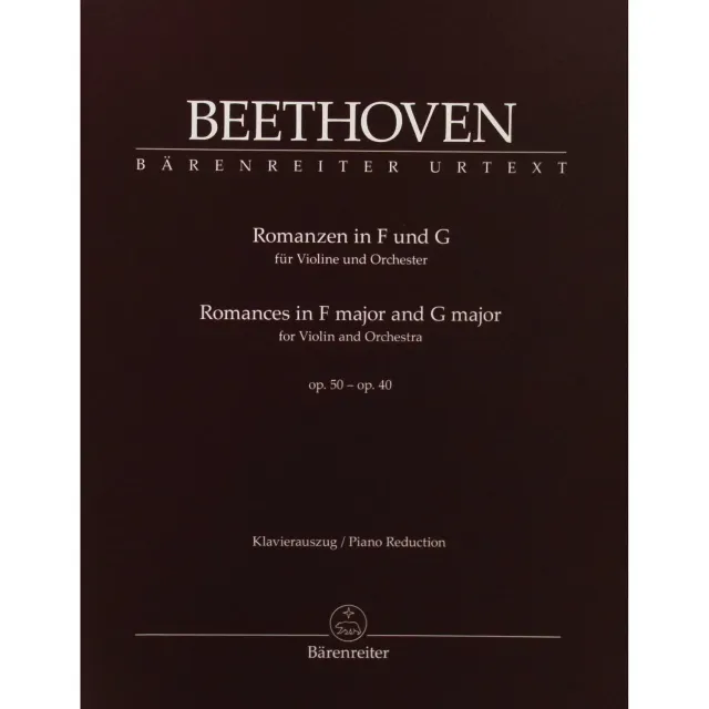 Bärenreiter Beethoven Romanzen Op 40 Op 50 Noten Urtext