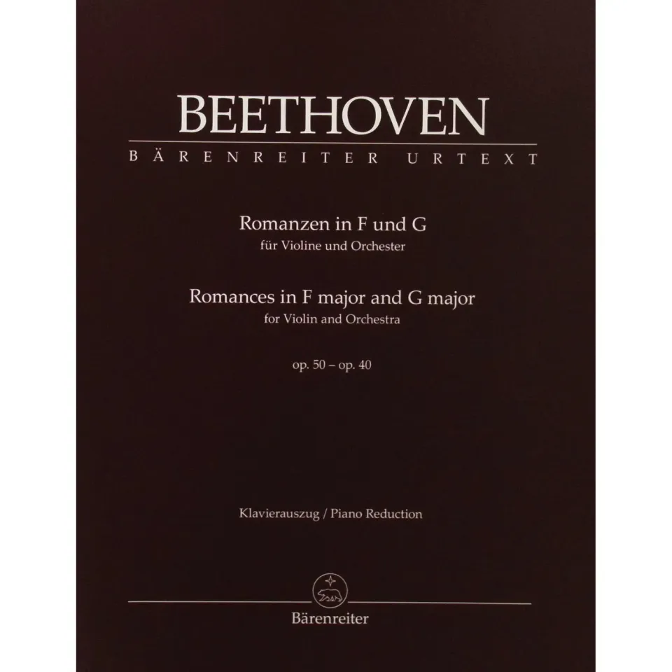 Bärenreiter Beethoven Romanzen Op 40 Op 50 Noten Urtext