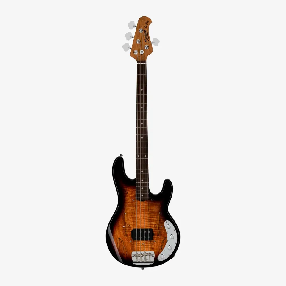 Sterling StingRay RAY34 Maple Top E-Bass 3 Tone Sunburst