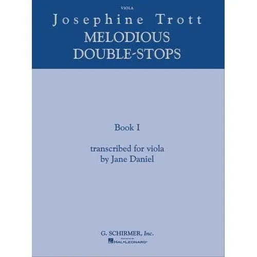 Schirmer Trott Melodious Double Stops Viola Heft 1