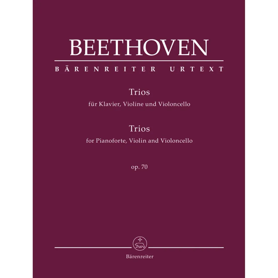 Bärenreiter Beethoven Klaviertrios Op. 70 Noten Urtext Trio
