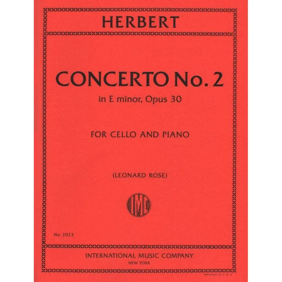 Shar Music Herbert Konzert Nr. 2 e-Moll op. 30 Cello Noten