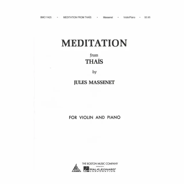 Massenet Méditation Thaïs Violinnoten mit Klavier