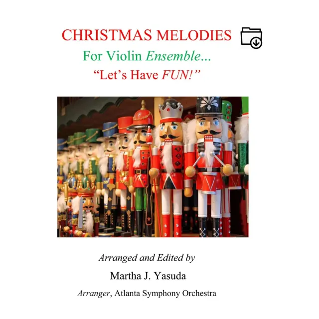 Yasuda Christmas Melodies Noten Violin-Ensemble