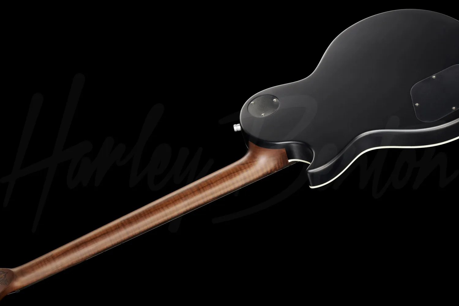 Harley Benton Agufish Standard STD BT Bariton-Gitarre Black Satin