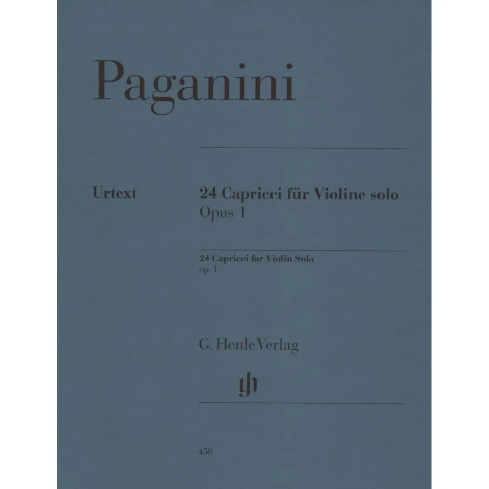 Henle Urtext Paganini 24 Capricen Noten Violine solo