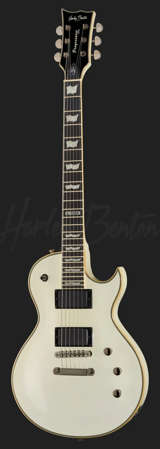 Harley Benton Vintage SC-1000 OW E-Gitarre weiß aktiv