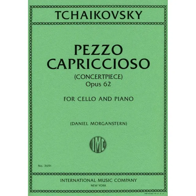 Tschaikowski Pezzo Capriccioso Op.62 Cello Klavier Noten