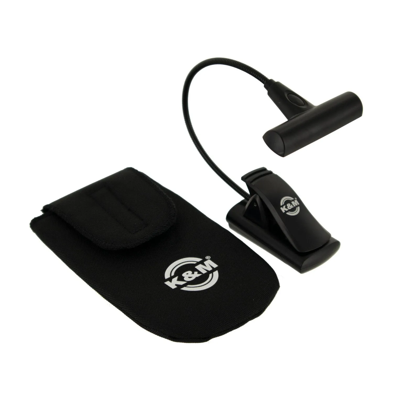 K&M T-Model FlexLight Notenleuchte 8 LED schwarz