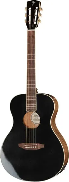 Harley Benton CLF-50E Black Metallic Westerngitarre Fichte