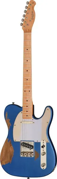 Harley Benton Classic Series TE-62HA MN LPB E-Gitarre Blau
