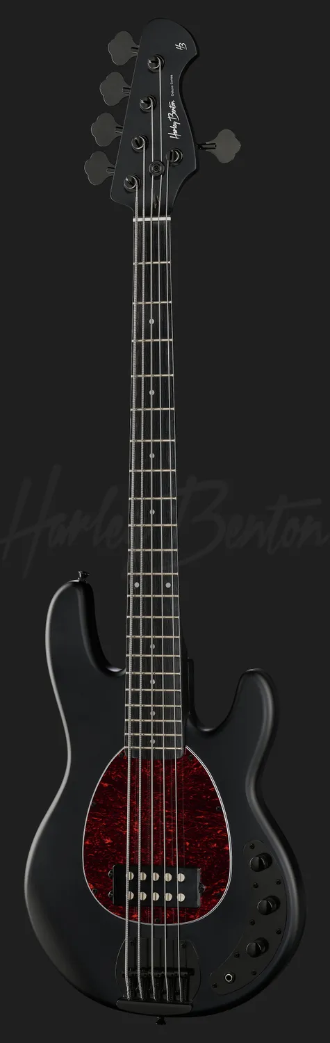 Harley Benton Pro MB-5 SBK E-Bass 5-Saiter Satin Black