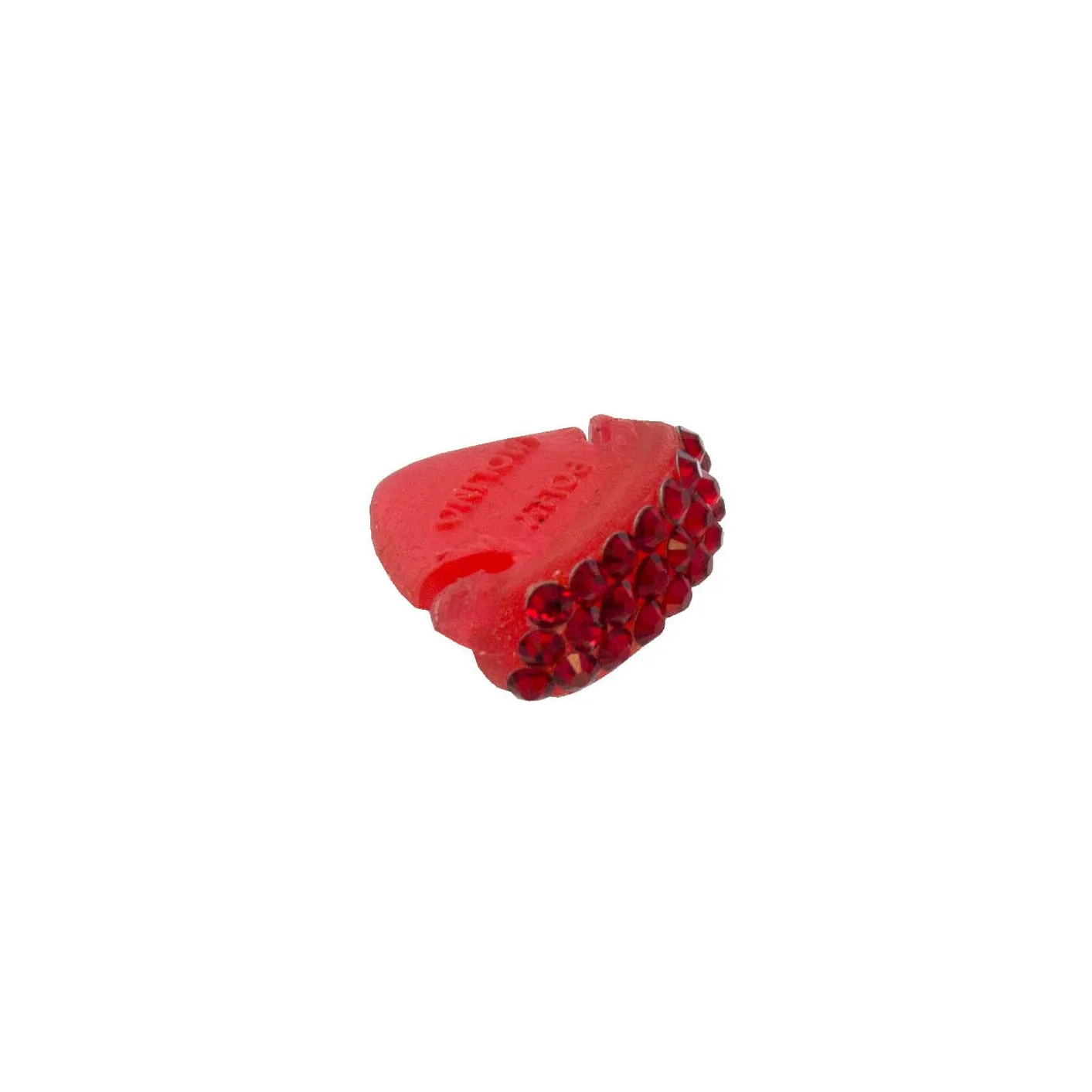 Brillante Polly Violinendämpfer Rot Strass
