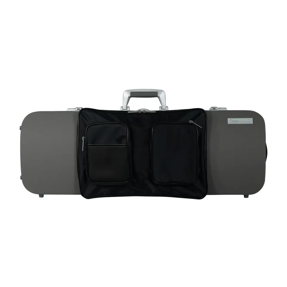 BAM Panther Hightech Bratschenkoffer Grau Oblong 16,5 Zoll