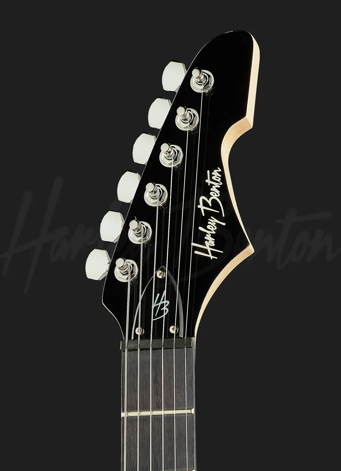Harley Benton Student MB-20 Black E-Gitarre Schwarz High-Gain