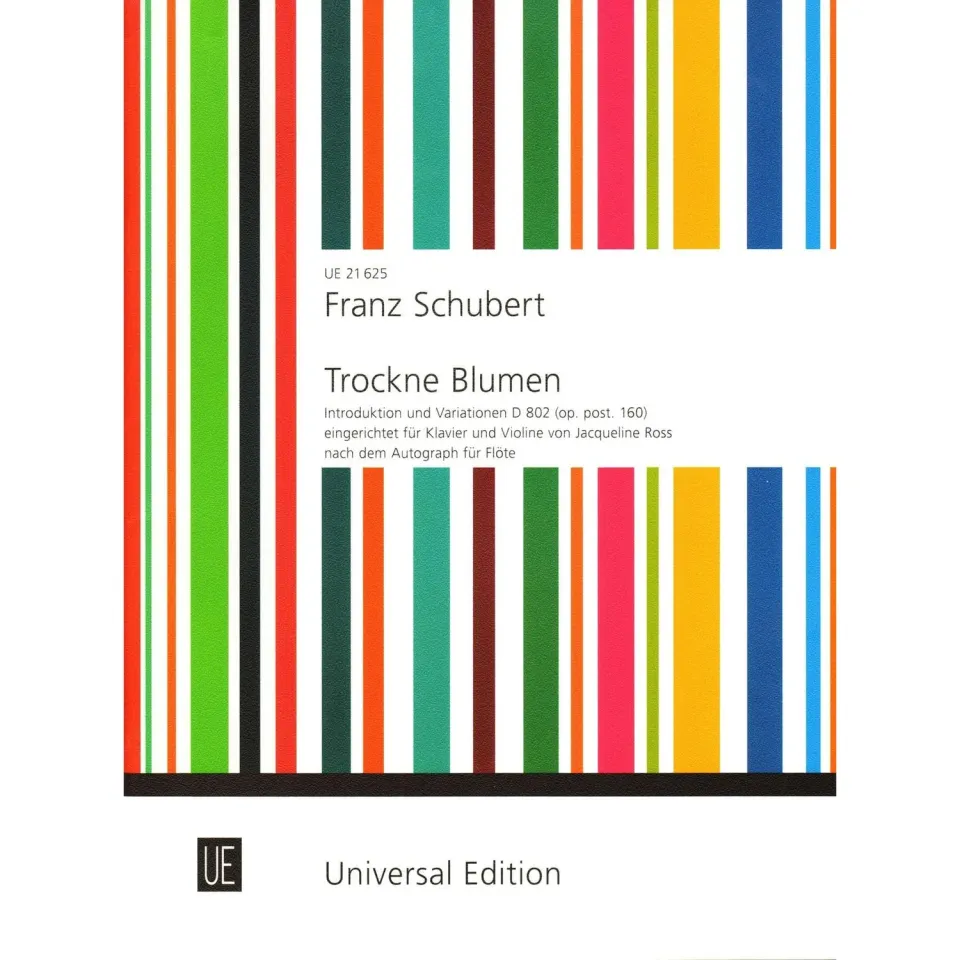 Schubert Trockne Blumen D 802 Violine Klavier