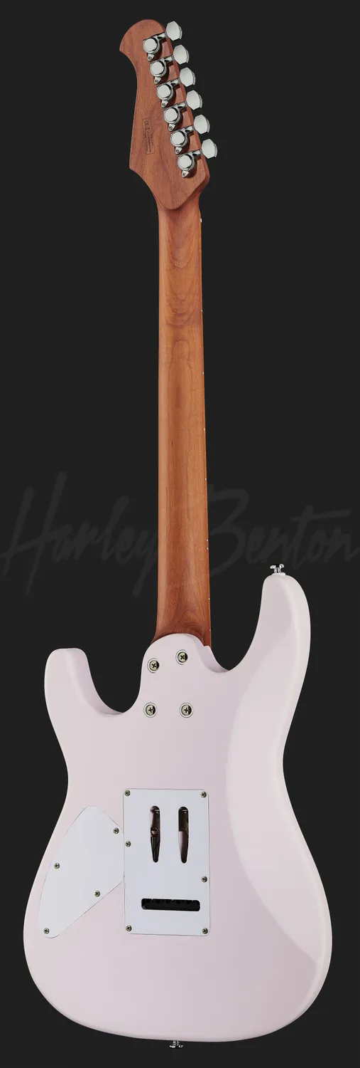 Harley Benton Fusion-III HSS E-Gitarre Shell Pink Tremolo