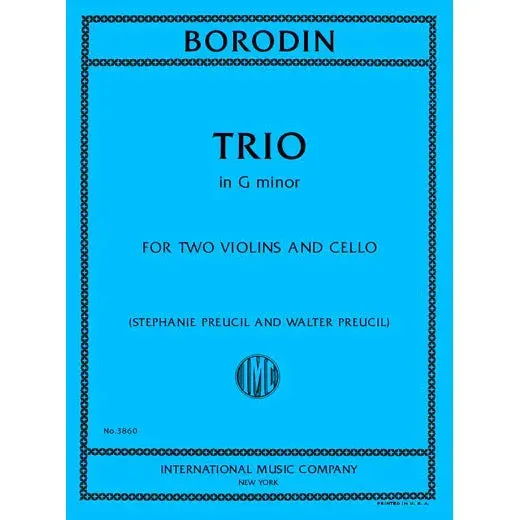 Shar Borodin Trio g-Moll Noten 2 Violinen Cello