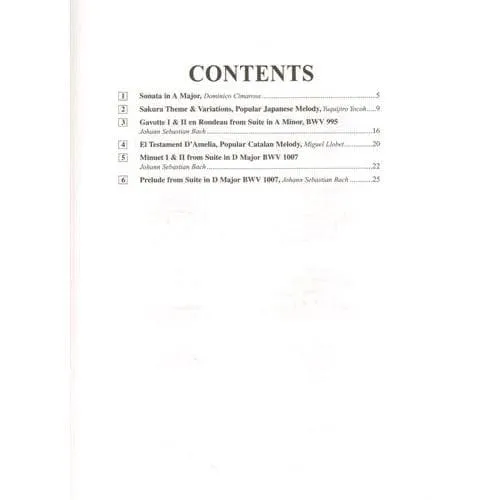 Shar Music Suzuki Guitar School Vol. 8 Gitarrennoten