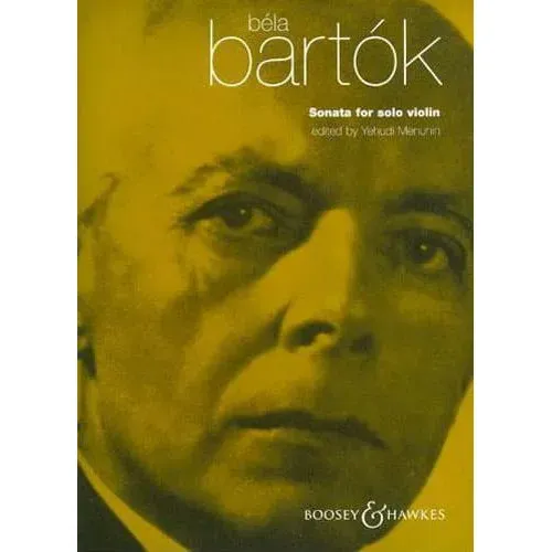 Boosey & Hawkes Bartók Sonata Solo Violine Sz117 Noten Menuhin